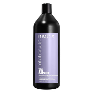 MATRIX Total Results So Silver Color Depositing Purple, Purple Shampoo for Blondes and Purple Shampoo for Silver Hair, For Neutralizing Yellow Tones