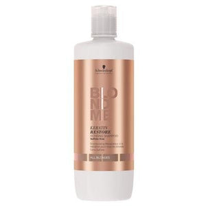 SCHWARZKOPF - BLONDME Keratin Restore shampoo - All blondes 33.8oz